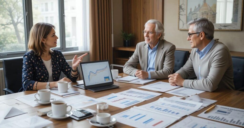 How Does Melanie Develop Investment Strategies?